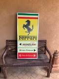 Official Ferrari Illuminated Dealership Sign (48" x 22")