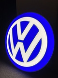 Authentic Illuminated Volkswagen Dealership Sign
