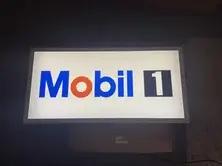  Illuminated Mobil 1 Sign (40" x 24")