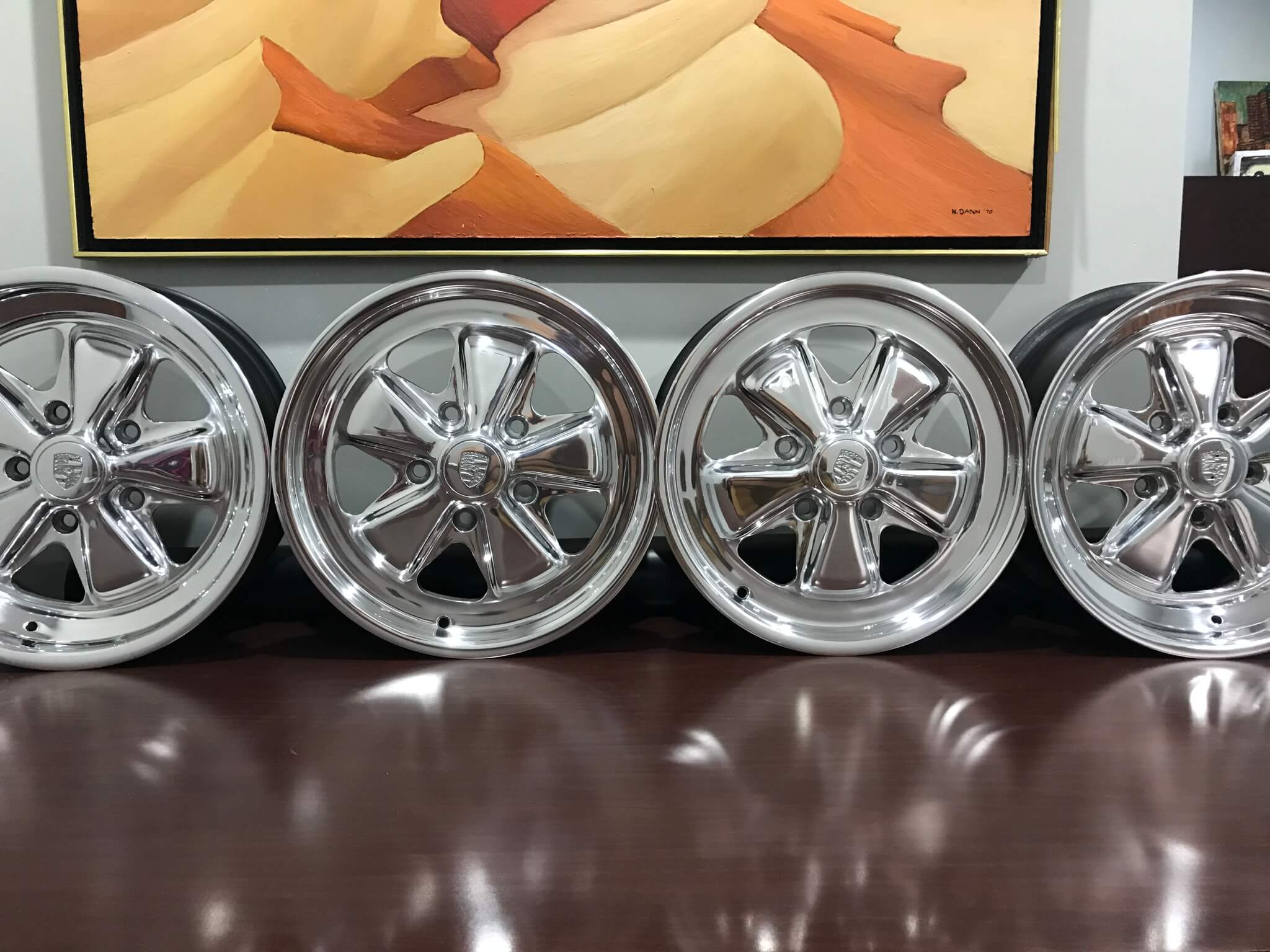 DT: 6" x 16" and 7" x 16" Porsche Fuchs Wheels