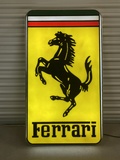 Authentic Illuminated Ferrari Dealership Sign