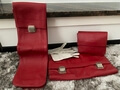  Porsche 959 Red Leather Toolkit and Compressor Set