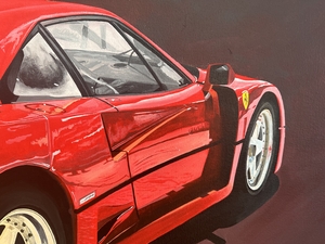 Ferrari F40 Painting by Mike Zagorski