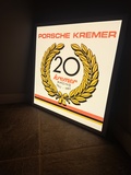 No Reserve Illuminated Porsche Kremer Racing 20th Anniversary Sign