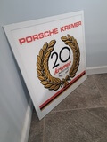 No Reserve Illuminated Porsche Kremer Racing 20th Anniversary Sign