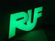  Authentic Illuminated RUF Sign