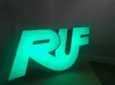  Authentic Illuminated RUF Sign
