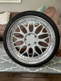 9" x 20" & 11" x 20" Rotiform DAB 3-Piece Forged Wheels with Michelin Tires