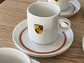 80's Porsche by Rosenthal Dealership Ceramic Cups and Saucers