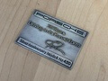 Porsche 25th Silver Anniversary Dashboard Plaque