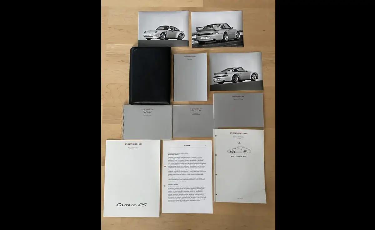 Complete Original Porsche 993 Carrera RS Owners Manual & Press Release Kit