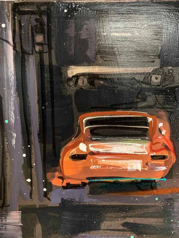 "The Garage" Painting by Stephen Selzler