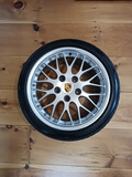 18" OEM BBS Porsche Sport Classic II Wheels with Continental ExtremeContact Sport Tires