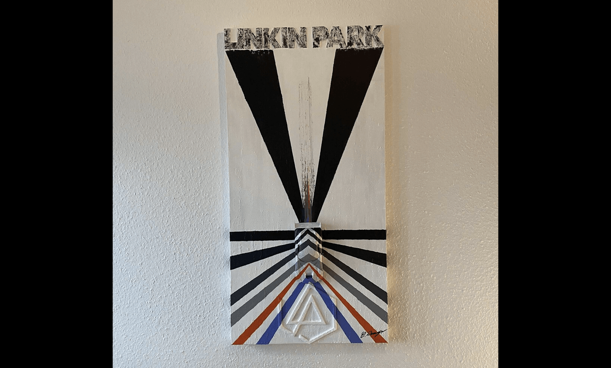 No Reserve Mercedes AMG GT3 Linkin Park Painting by Christopher Draeger