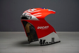 Ducati GP3 MotoGP Front Fairing Signed by Loris Capirossi