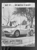 Original Shelby AC Cobra Sales Brochure