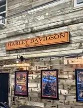 Illuminated Harley-Davidson Sign