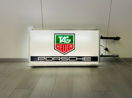 No Reserve Porsche TAG Heuer Illuminated Sign (42" x 23")