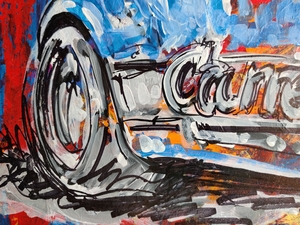 "The One and Only RSR" Painting by Michael Ledwitz