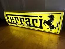  Authentic Illuminated Domed Ferrari Dealership Sign