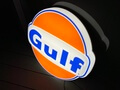 No Reserve Illuminated Gulf Oil Style Sign