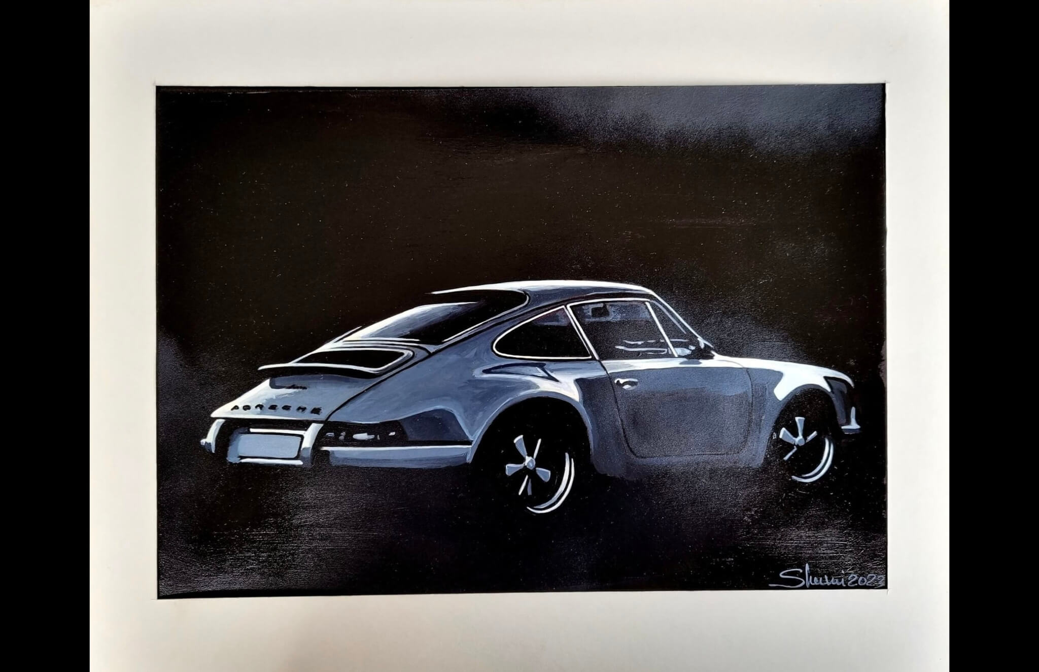 No Reserve Porsche 911 Painting by Shomi
