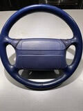 Midnight Blue Leather Porsche 964 Steering Wheel