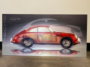 No Reserve Porsche 356 Carrera Aluminum Art