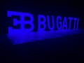 Large Illuminated Bugatti Style Sign