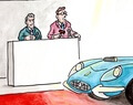 DT: "Small Addendum" Cartoon by Larry Trepel Featured In Sports Car Market Magazine