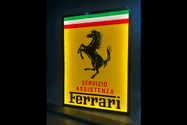  Iluminated Ferrari Service Sign