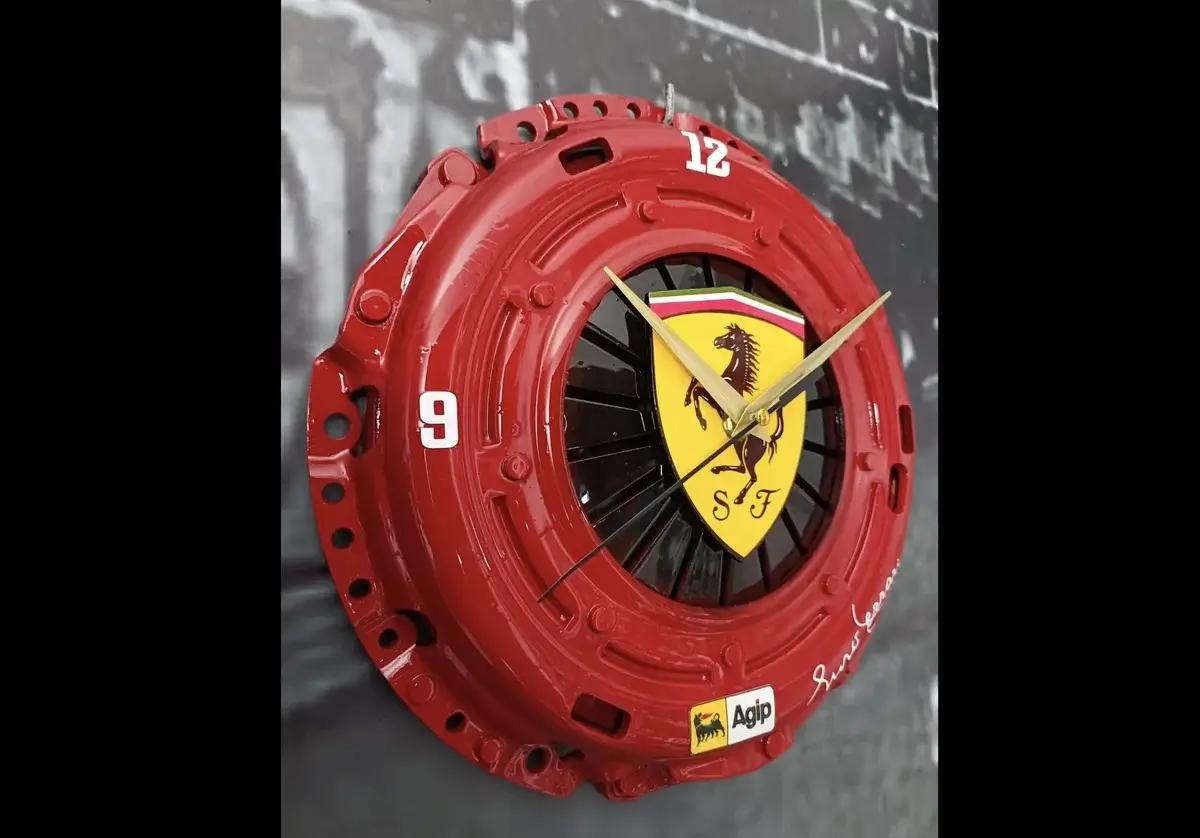 No Reserve Ferrari Agip Wall Clock
