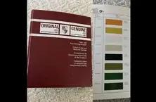 Porsche Factory Color Code & Material Sample Book