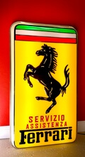  Large Illuminated Ferrari Style Sign