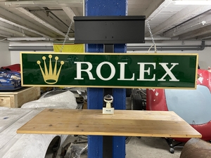 No Reserve Illuminated Rolex Sign (50" x 10")