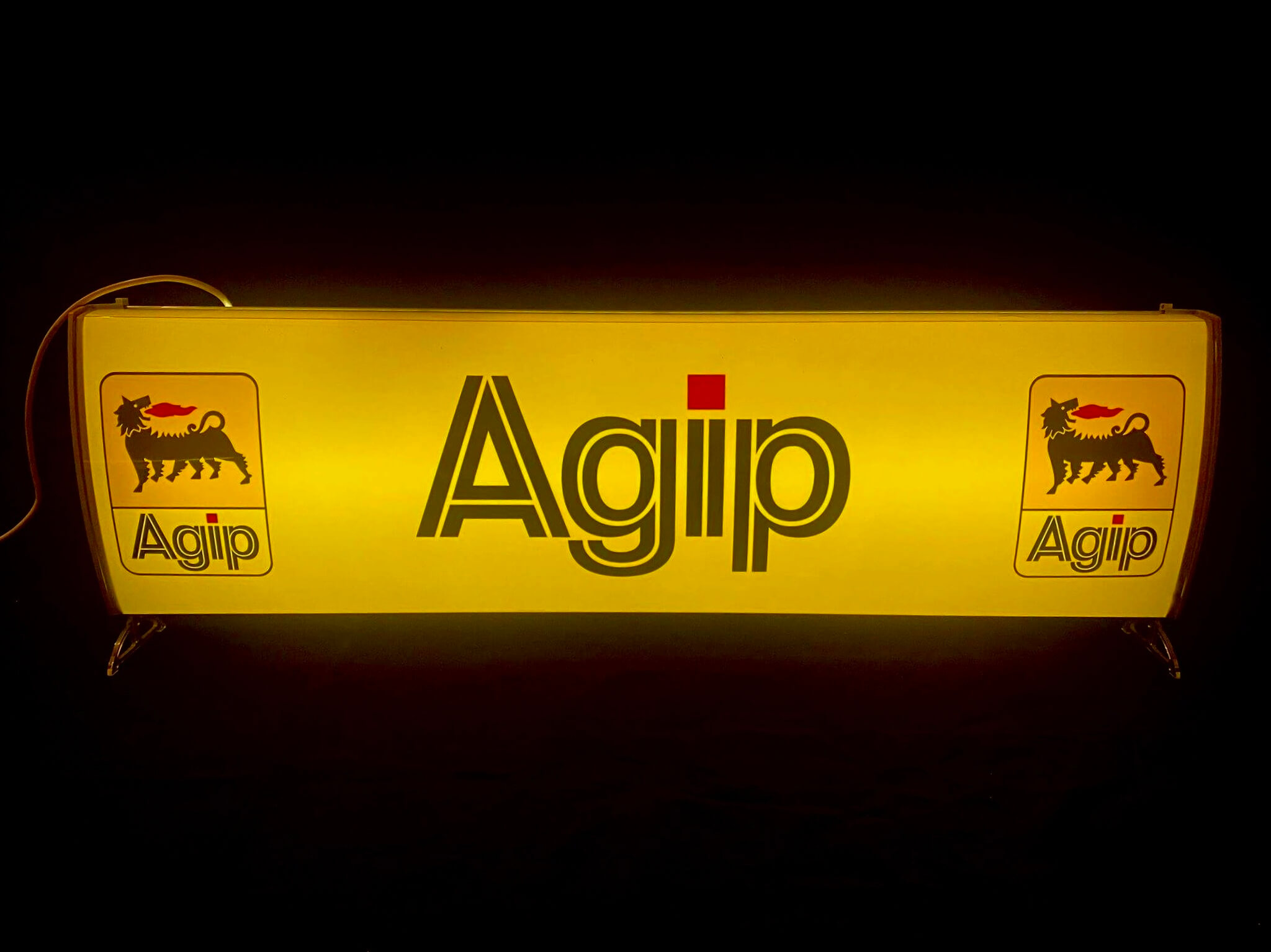 DT: AGIP Oil Illuminated Sign (40" x 12")