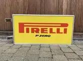Illuminated Double-sided Pirelli Sign (39" x 19" x 6")