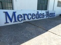 DT: Vintage Illuminated Mercedes-Benz Dealership Sign
