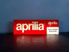Large Illuminated Aprilia Sign