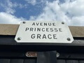 No Reserve 1970s Avenue Princesse Grace Monaco Street Sign