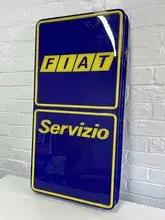 Vintage 1980s Fiat Sign