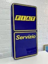 Vintage 1980s Fiat Sign