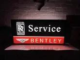 DT: Authentic 1980s Rolls Royce & Bentley Double Sided Illuminated Service Sign