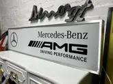  Authentic Illuminated Mercedes-Benz AMG Dealership Sign