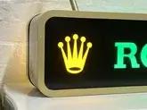 Authentic Illuminated Double Sided Rolex Sign