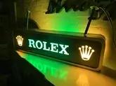 Authentic Illuminated Double Sided Rolex Sign