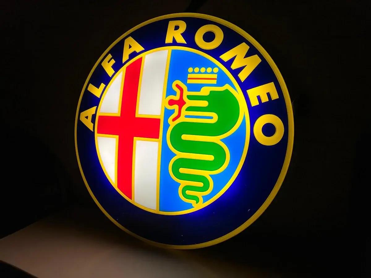 DT: Genuine Illuminated Alfa Romeo Dealership Sign