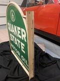 1962 Double Sided Quaker State Gravestone Sign