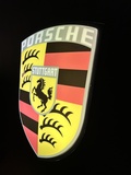 No Reserve Illuminated Porsche Crest Style Sign